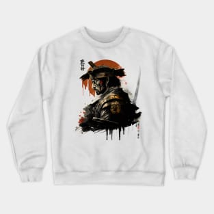 Samurai Red Sun Crewneck Sweatshirt